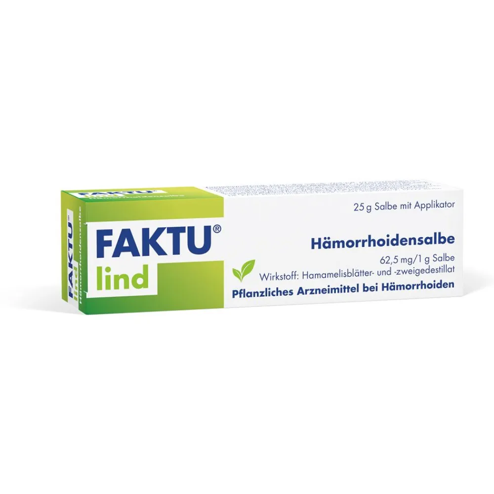 Lind Hämorrhoidensalbe - bei Jucken, Nässen, Brennen, Entzündungen, kleinen Blutungen, 25 g (mit Applikator)|FAKTU Sale