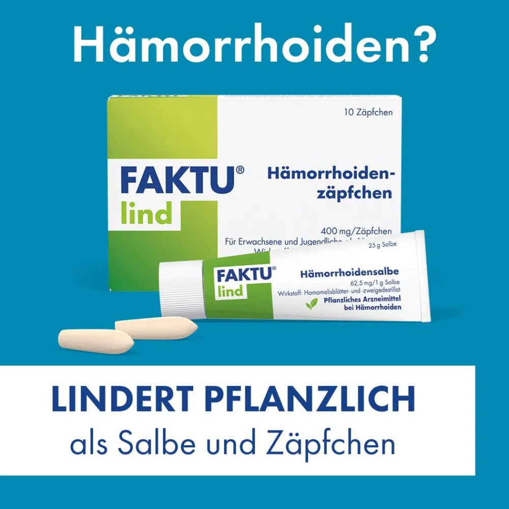 Lind Hämorrhoidensalbe - bei Jucken, Nässen, Brennen, Entzündungen, kleinen Blutungen, 25 g (mit Applikator)|FAKTU Sale