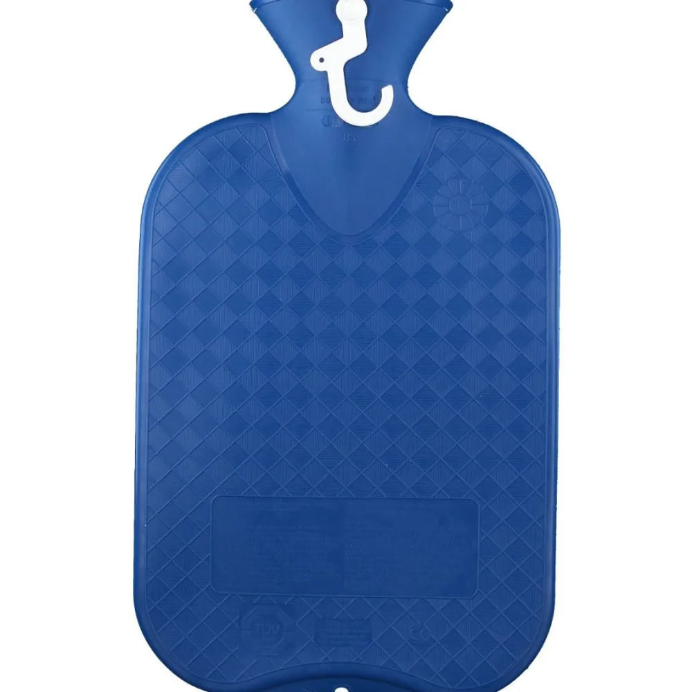 Wärmflasche glatt saphir>fashy