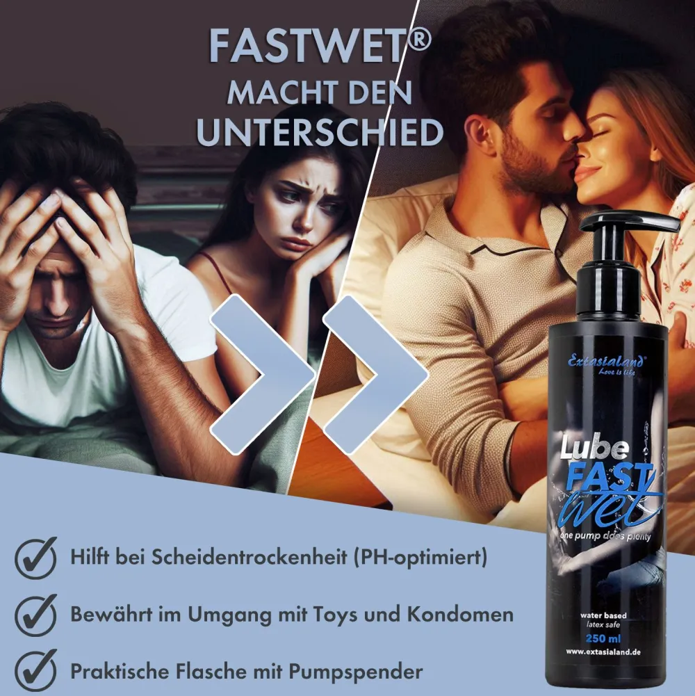 Fastwet® Gleitgel wasserbasis Gel für Sex> Hot