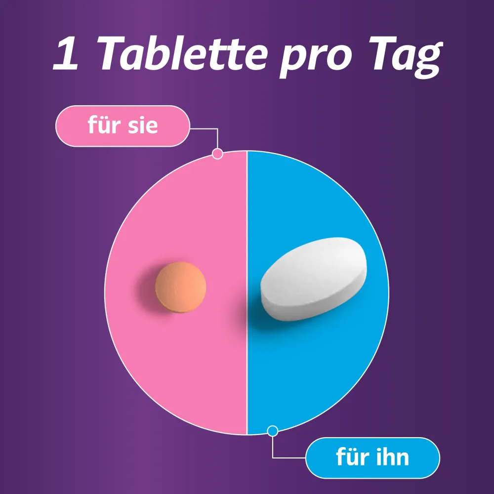 Femibion für Sie & Ihn – Tabletten zur Unterstützung bei Kinderwunsch - Jetzt 20% mit dem Code femibion20 sparen>Femibion Schwangerschaft 1