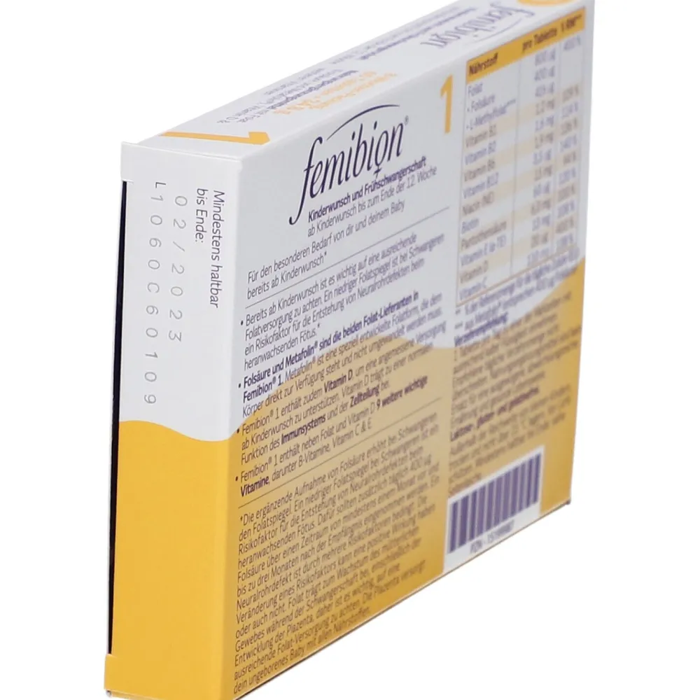 ® Kinderwunsch und Frühschwangerschaft ohne Jod>Femibion