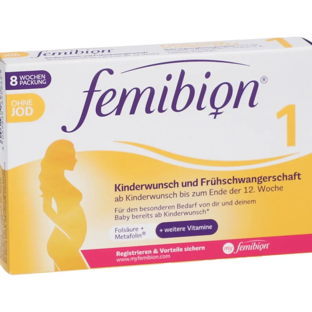 ® Kinderwunsch und Frühschwangerschaft ohne Jod>Femibion
