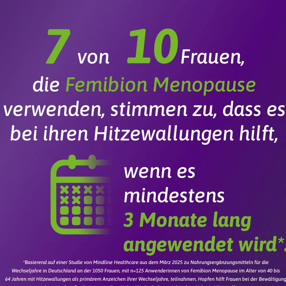 ® Menopause Plus, hormonfreie Formulierung, Wechseljahre|Femibion Best