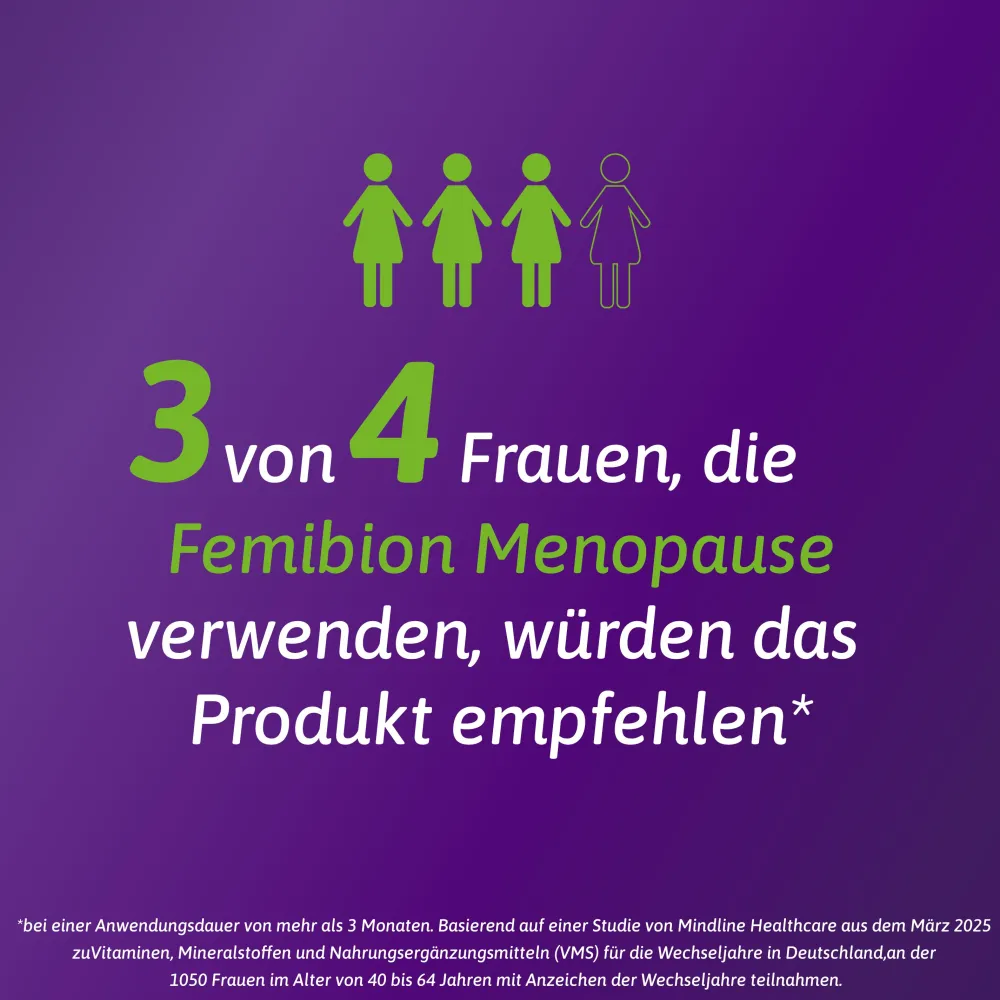 ® Menopause Plus, hormonfreie Formulierung, Wechseljahre|Femibion Best