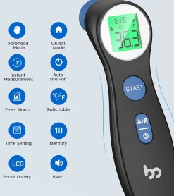 Femometer - kontaktloses infrarot Stirnthermometer für Babys und Erwachsene> Outlet
