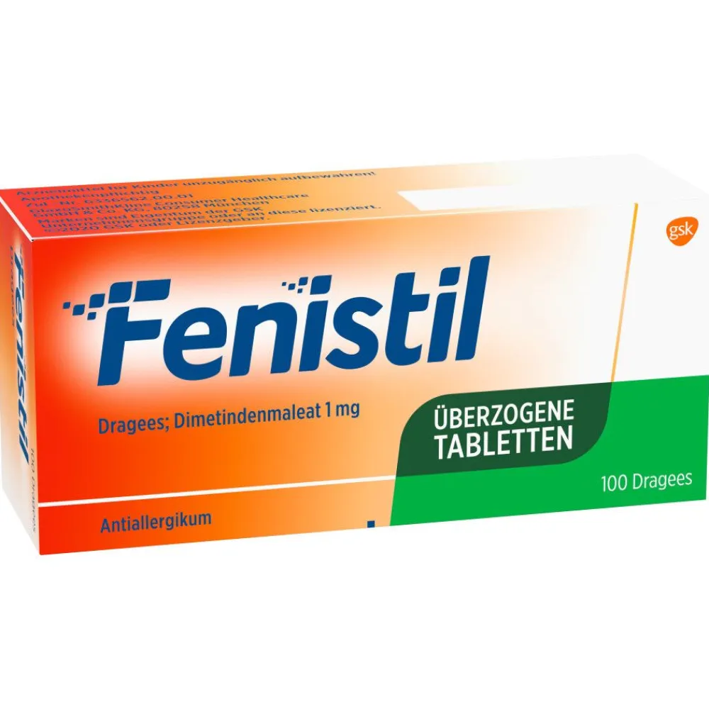 Dragees Dimetindenmaleat 1 mg/Tablette, Antiallergikum>Fenistil Clearance