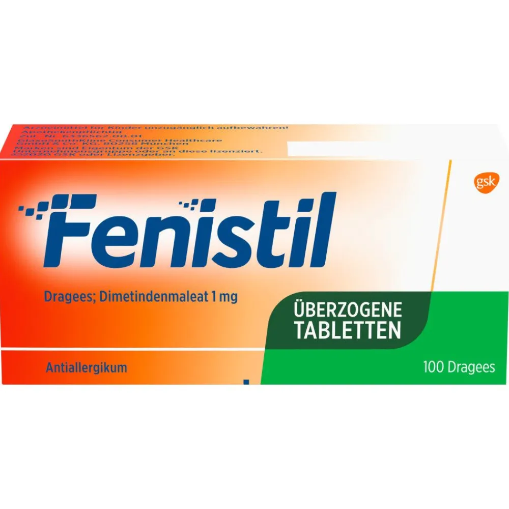 Dragees Dimetindenmaleat 1 mg/Tablette, Antiallergikum>Fenistil Clearance