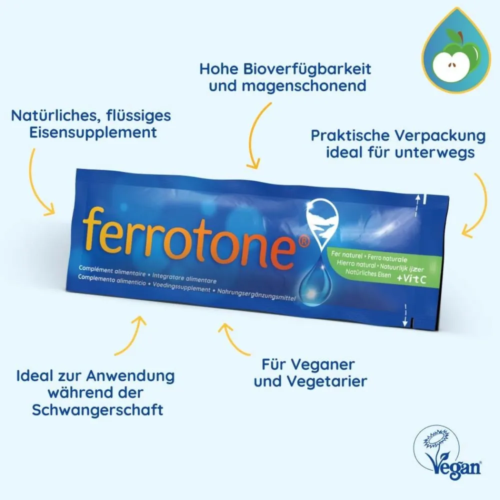 ® Natürliches Eisen Apfel|Ferrotone