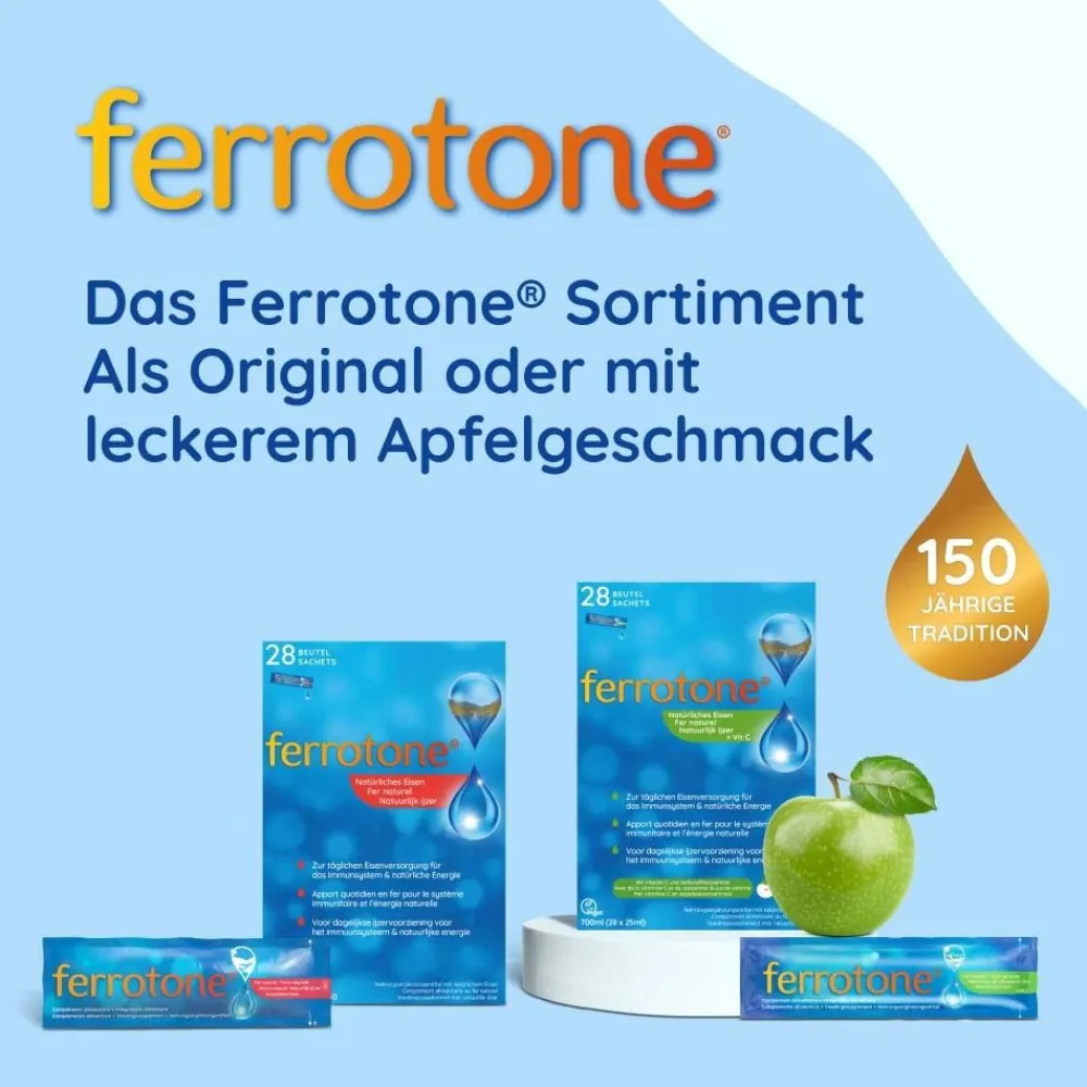 ® Natürliches Eisen Apfel|Ferrotone