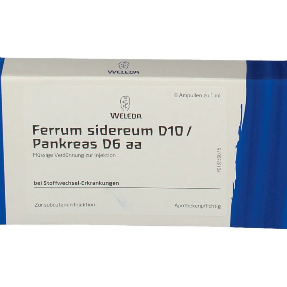 Ferrum Sidereum D10 / Pankreas D6 aa>WELEDA Sale