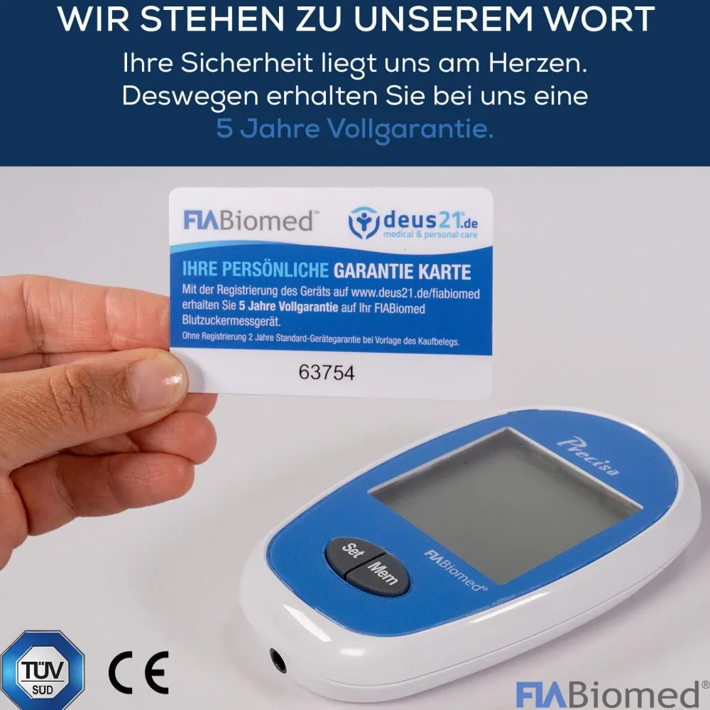 FIA Biomed Precisa Blutzuckermessgerät Set| Clearance
