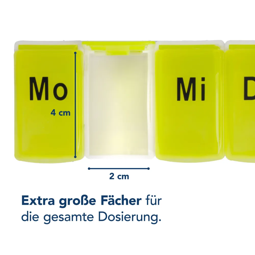 First Aid Only Tablettenbox, 7 Tage, grün> Best