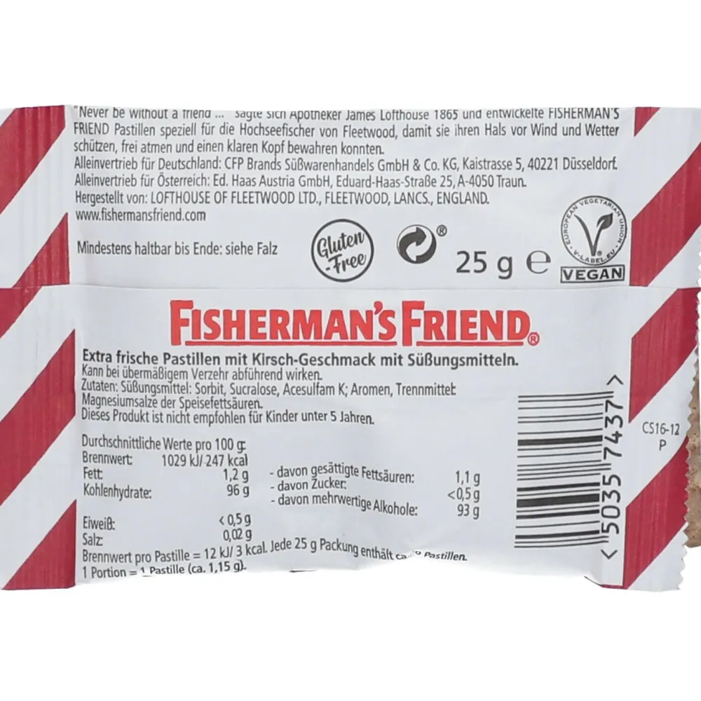 FISHERMAN’S FRIEND® Cherry ohne Zucker>Fisherman's Friend Best