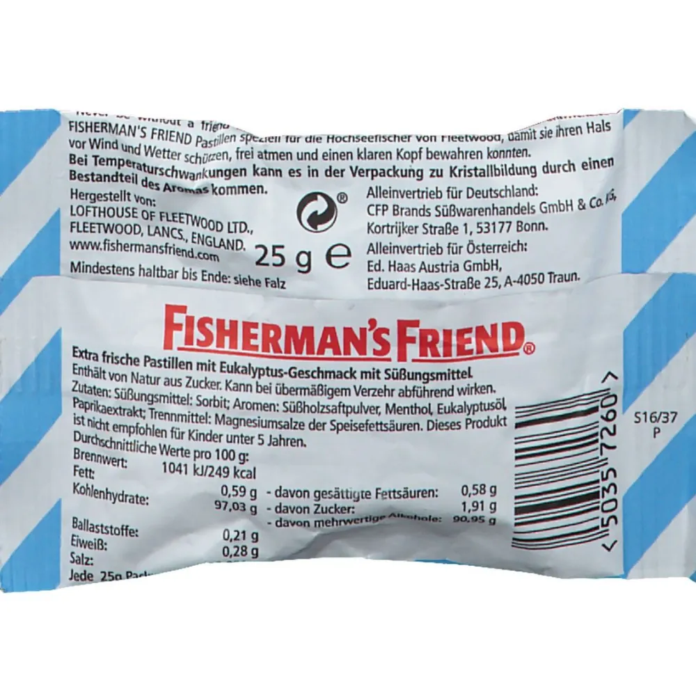 FISHERMAN’S FRIEND® Eucalyptus ohne Zucker|Fisherman's Friend Online