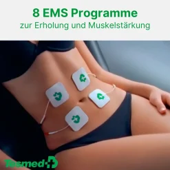 Fit 5.4 TENS/EMS: 3-in-1 Reizstromgerät, Schmerzlinderung, Training, Massage, inkl. 4 Elektroden| Sale