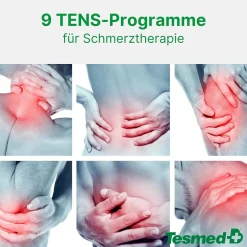 Fit 5.4 TENS/EMS: 3-in-1 Reizstromgerät, Schmerzlinderung, Training, Massage, inkl. 4 Elektroden| Sale