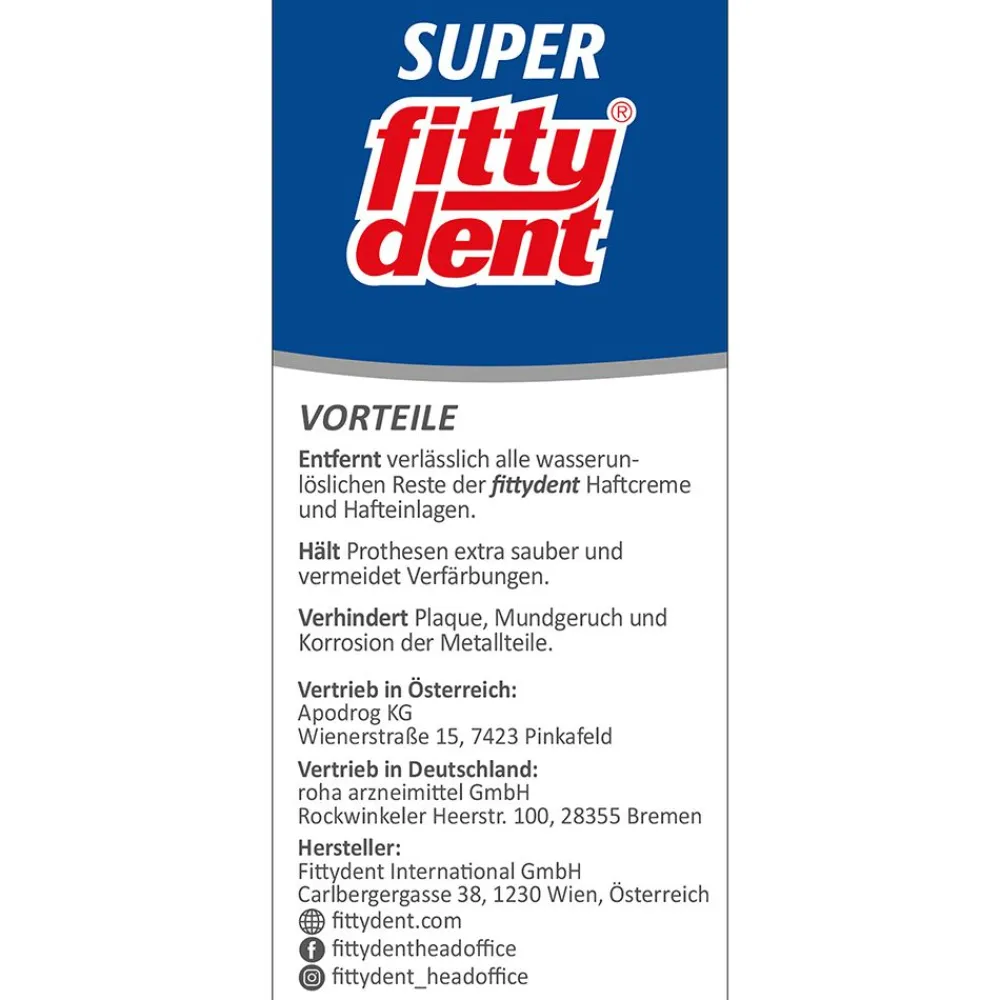 fittydent super Reinigungstabletten| Online