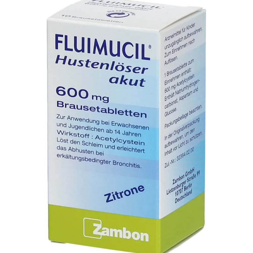 FLUIMUCIL® Hustenlöser akut 600 Brausetabletten| New