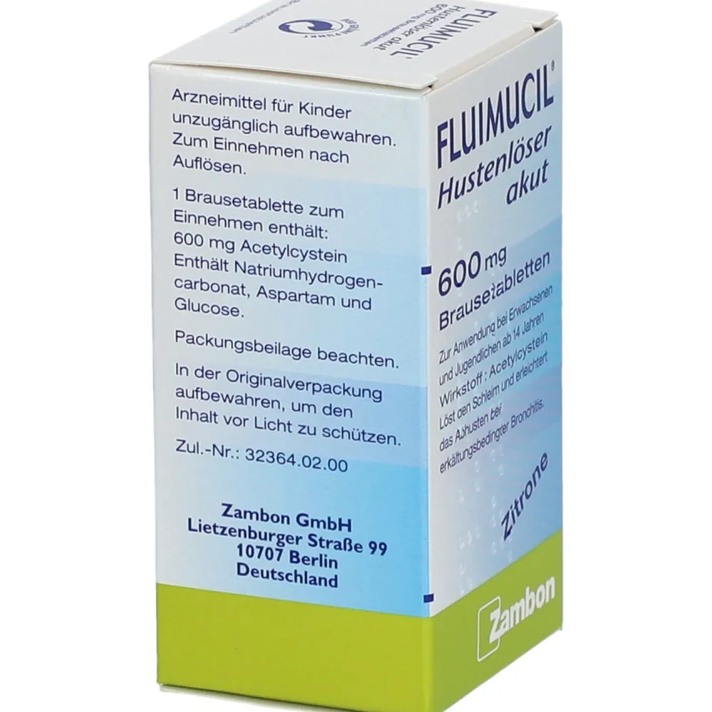 FLUIMUCIL® Hustenlöser akut 600 Brausetabletten| New