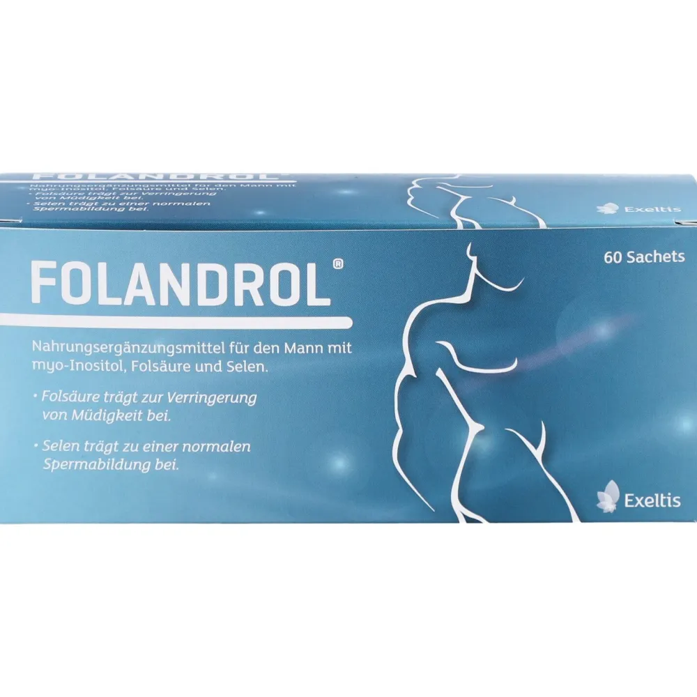 Folandrol: speziell für den Mann – mit myo-Inositol, Folsäure und Selen| Clearance