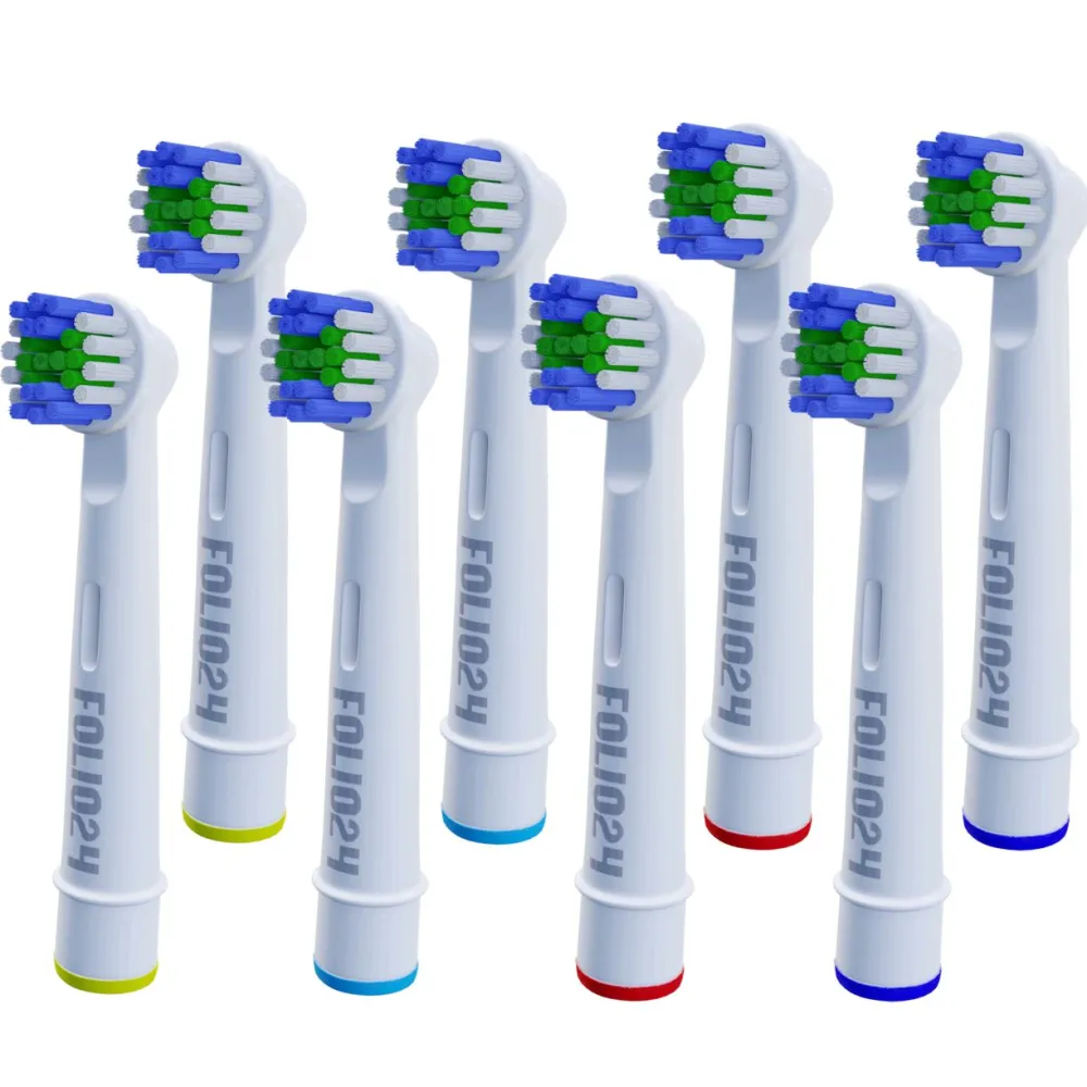 Folio24 - Aufsteckbürsten kompatibel mit Oral-B elektrischen Zahnbürsten (Siehe Artikelbeschreibung)> Best