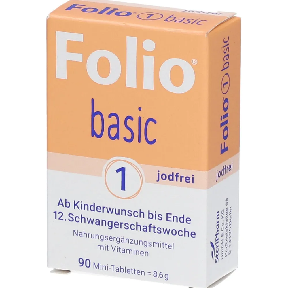 1 basic jodfrei Filmtabletten|Folio Online