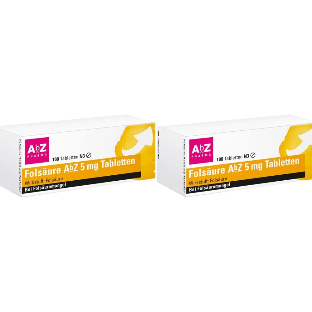 Folsäure AbZ 5 mg> Clearance