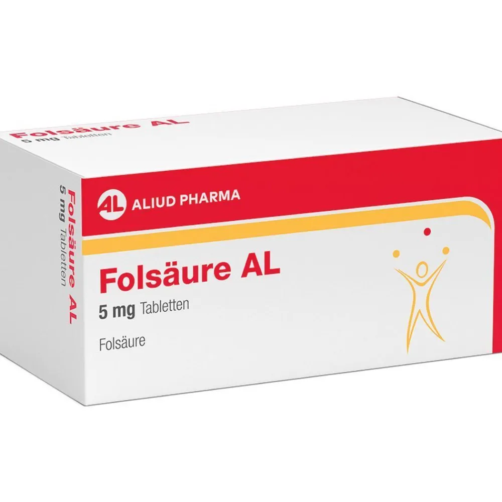 Folsäure AL 5 mg Tabletten bei Folsäuremangel>Aliud Hot