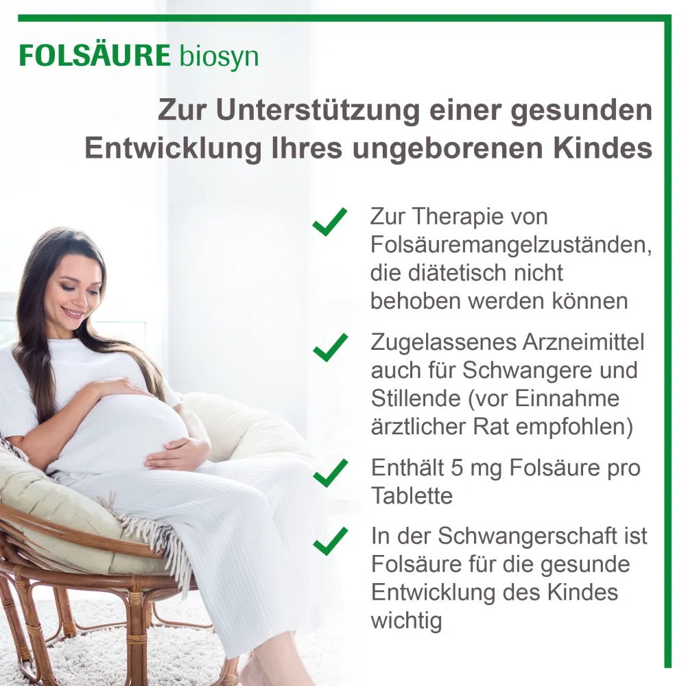 Folsäure biosyn 5 mg Tabletten> New