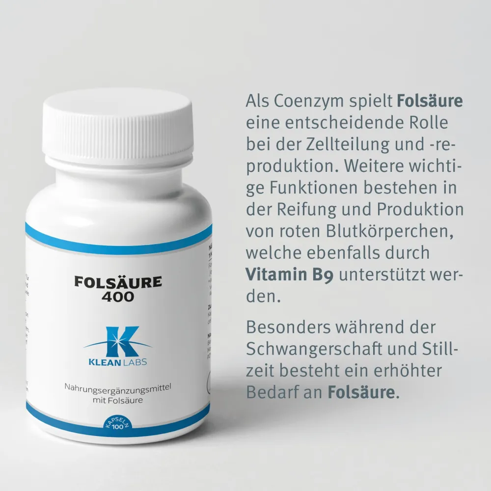 Folsäure 400 µg| Sale