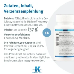Folsäure 400 µg| Sale