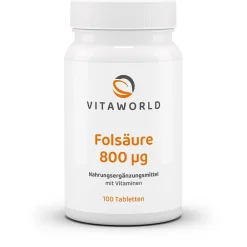 Folsäure 800 µg> Clearance