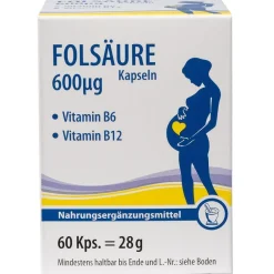 Folsäure 600 µg Kapseln| Discount