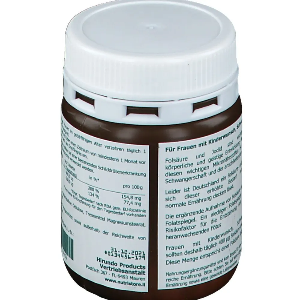 Folsäure Jodid Tabletten>