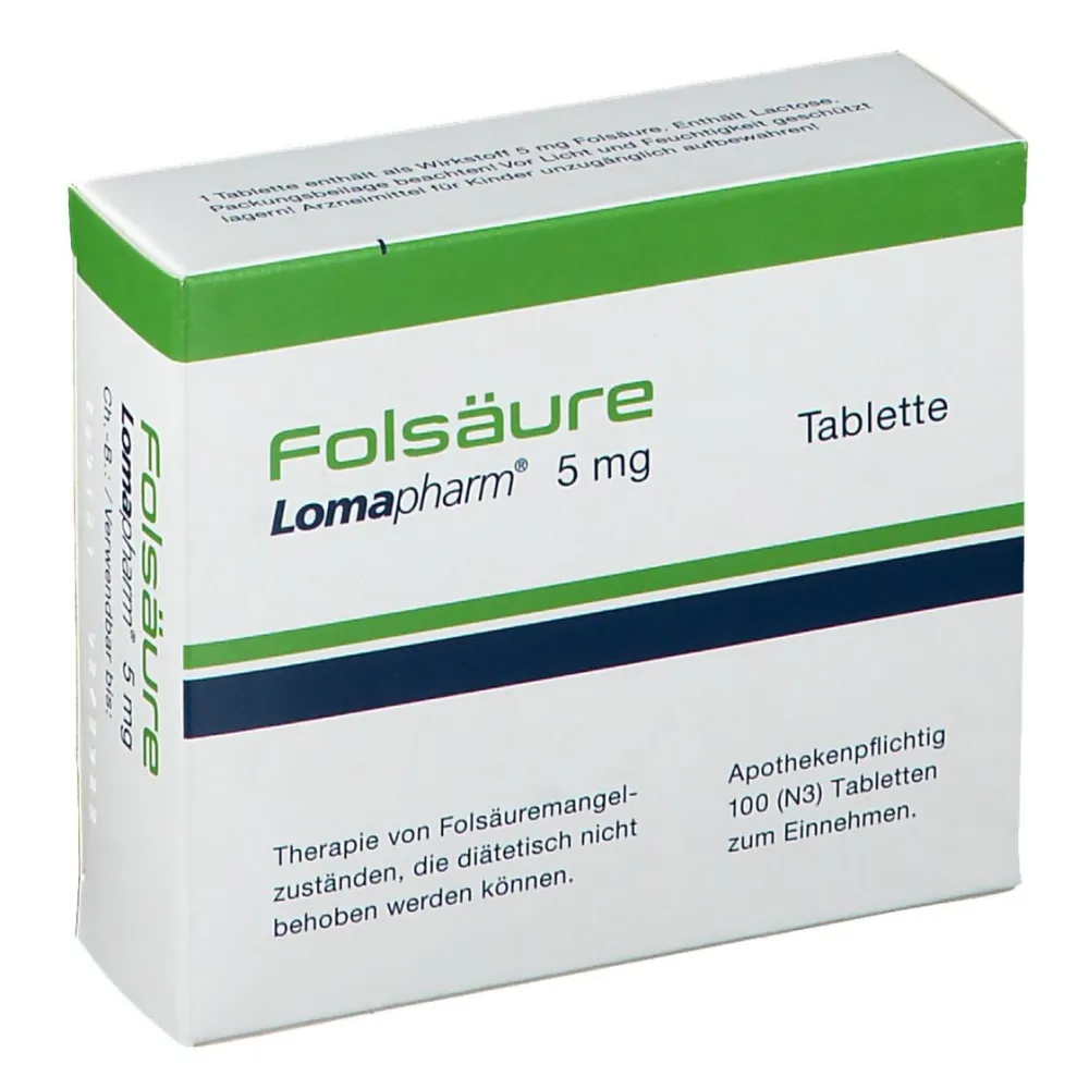 Folsäure Lomapharm 5mg Tabletten> Best