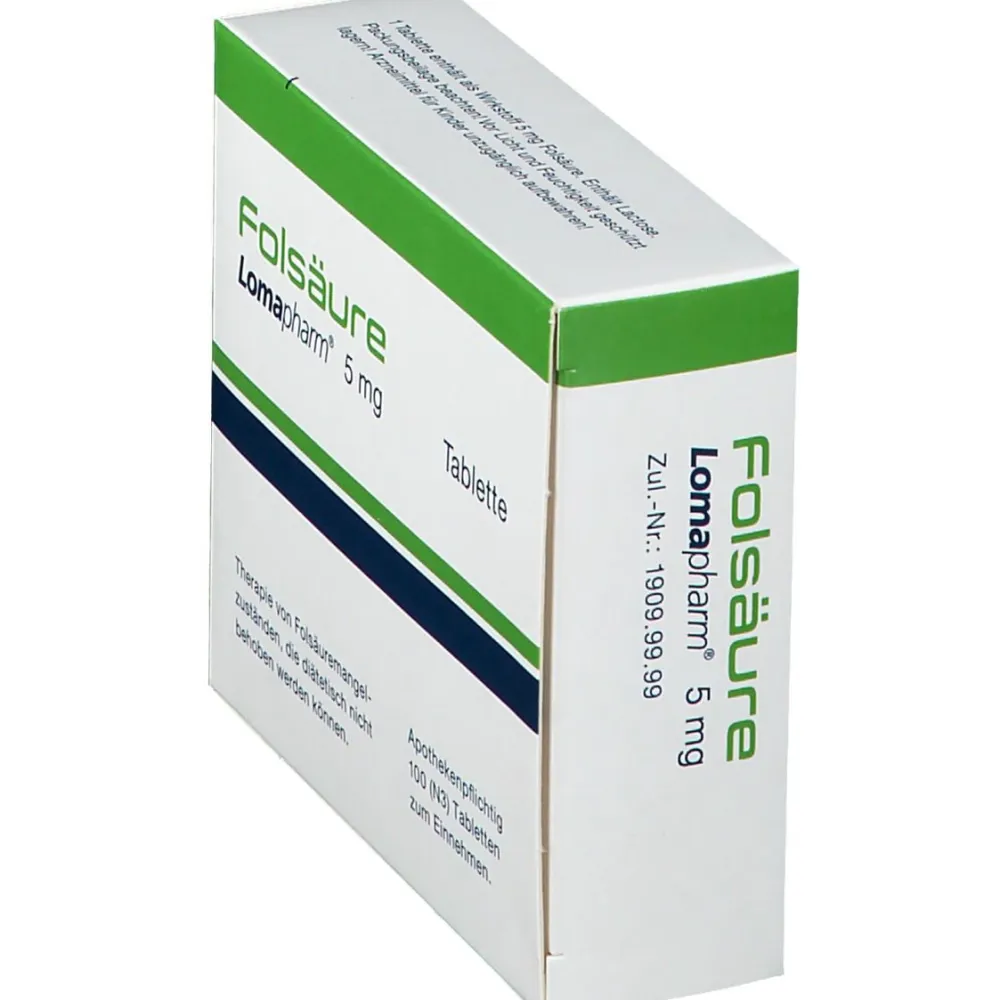 Folsäure Lomapharm 5mg Tabletten> Best