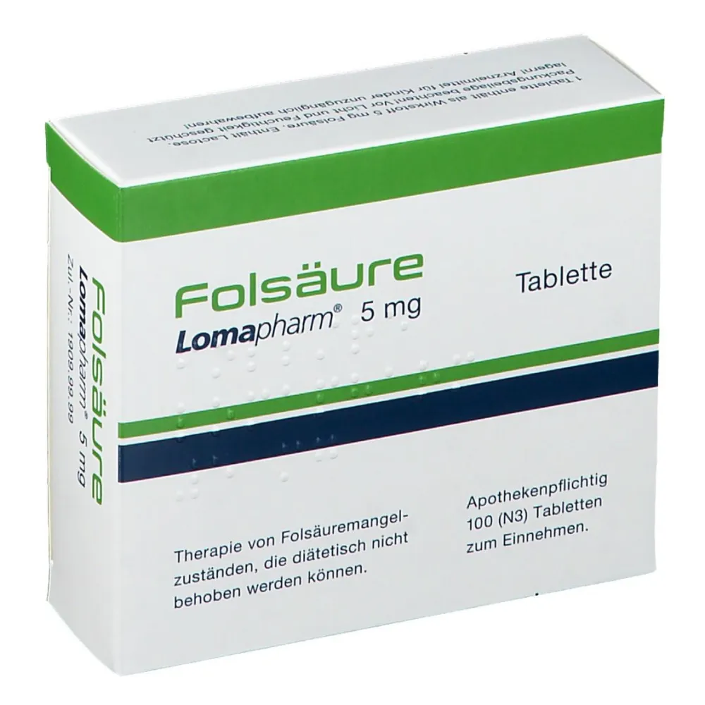 Folsäure Lomapharm 5mg Tabletten> Best