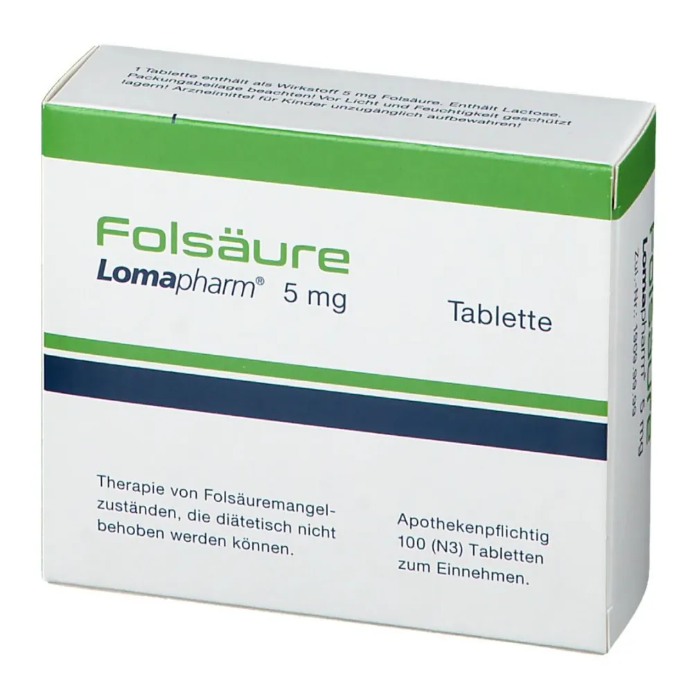 Folsäure Lomapharm 5mg Tabletten> Best