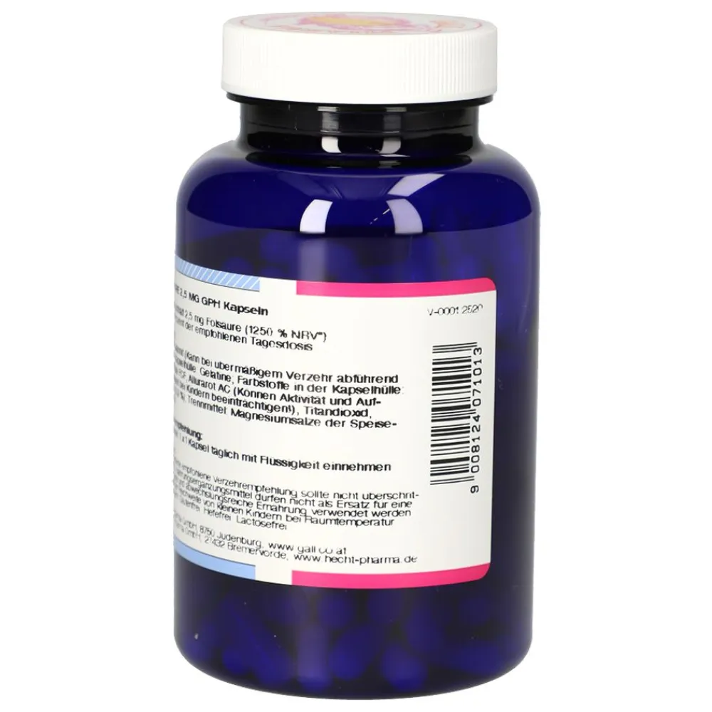 Folsäure 2,5 mg GPH Kapseln> Online