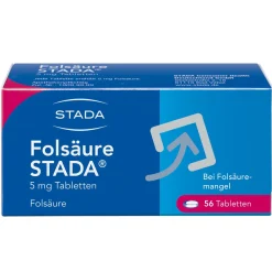 Folsäure STADA® 5 mg Tabletten, Vitaminpräparat zur Behandlung von Folsäuremangelzuständen| Best