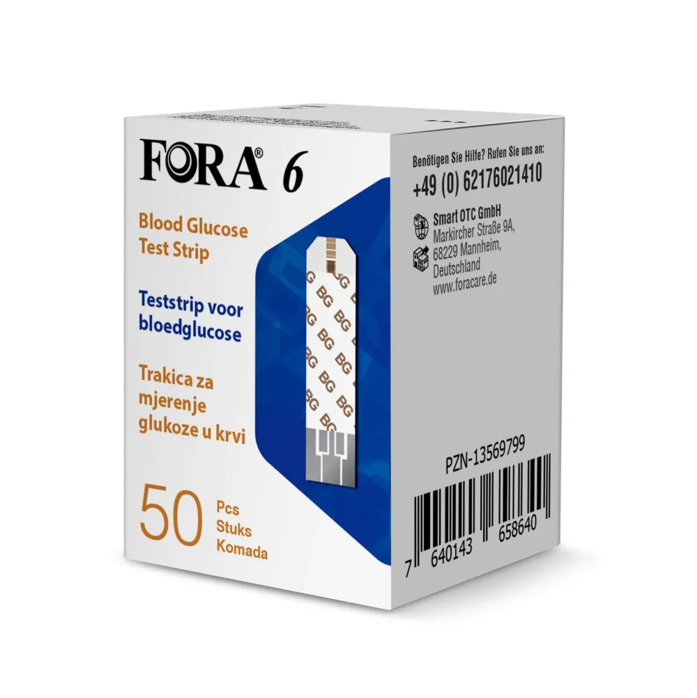 FORA 6 Connect Blutzuckermessgerät (Multi-Parameter) - mg/dl>TESTER New