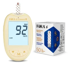 FORA 6 Connect Blutzuckermessgerät – mg/dl - The Tester| Hot