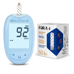 FORA 6 Connect Blutzuckermessgerät – mg/dl - The Tester>