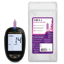 FORA 6 Connect Ketone-Messgeräts (Multi-Parameter) - mg/dl>TESTER New