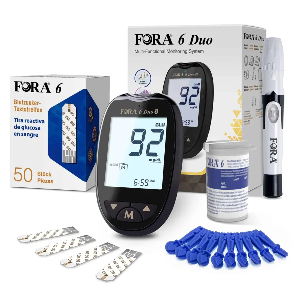FORA 6 Duo (mg/dl) - Blutzuckermessgerät> Discount