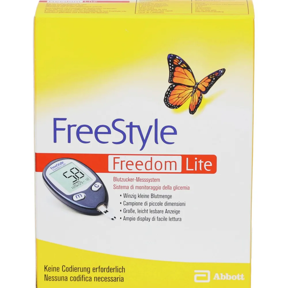 FreeStyle Freedom Lite Blutzucker-Messsystem ohne Codierung mmol/l> Discount