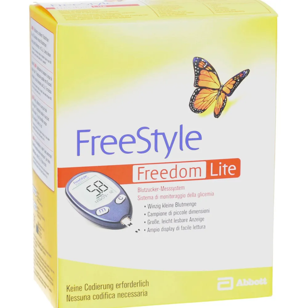 FreeStyle Freedom Lite Blutzucker-Messsystem ohne Codierung mmol/l> Discount