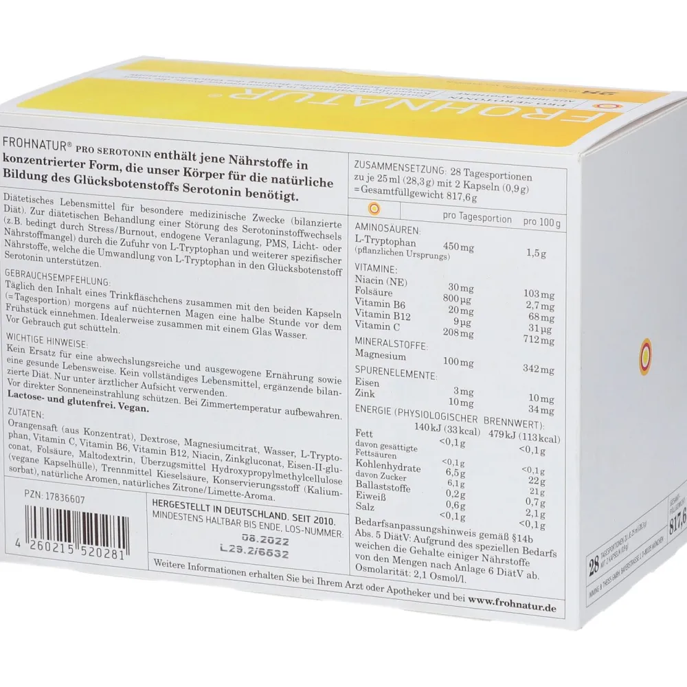 FROHNATUR® Pro Serotonin| Clearance