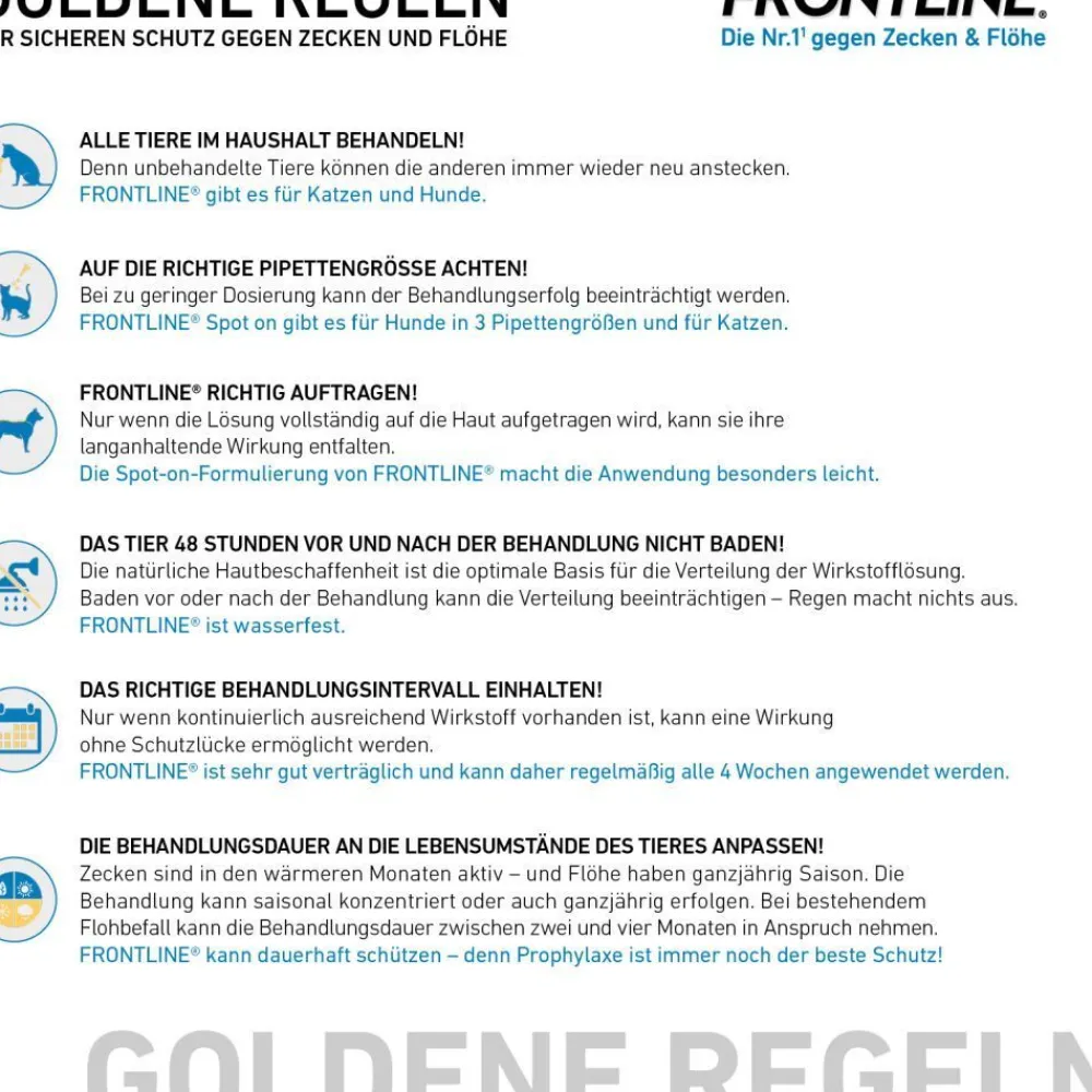 ® SPOT ON Hund (2-10kg) gegen Zecken und Flöhe|Frontline Outlet